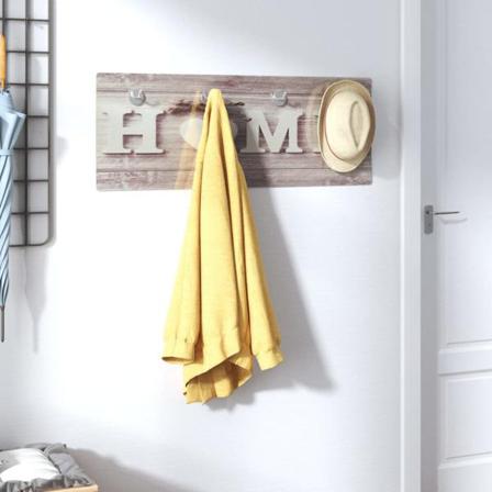 Vidaxl Väggmonterad Klädhängare 80x30 Cm Härdat Glas Home Flerfärgsdesign