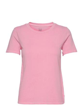 100% Organic Cotton Vintage Crewneck T-Shirt T-shirts & Tops Short-sleeved Rosa GAP