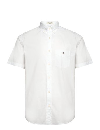 Reg Classic Poplin Ss Shirt White GANT