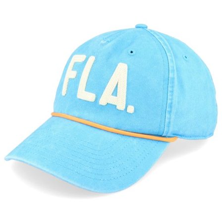 American Needle - Blå unconstructed Keps - Florida Coast Lake Blue Dad Cap @ Hatstore