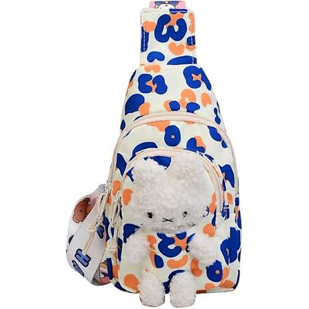 Sling Bag för Barn, Kawaii Väska Ryggsäck Resväska Bröstväska, Crossbody Väska Mini Ryggsäck för Flickor (Blå)