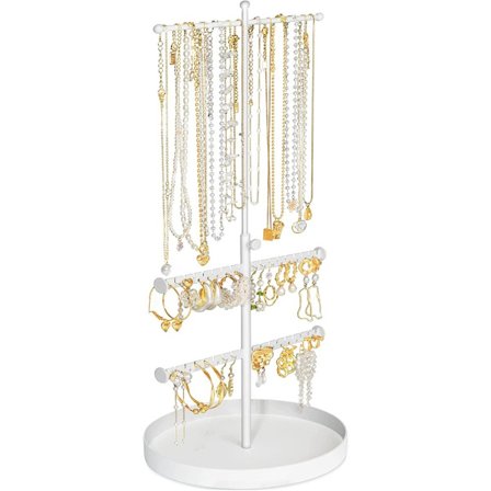 Highly Adjustable Jewelry Stand for Earrings, Bracelets, Watches and Accessories