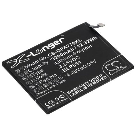 Batteri till SmartPhone, Mobil för OPPO A77, F1s 2017 Dual SIM LTE m.fl.