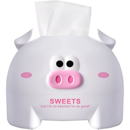 (Vit)Pappershanddukshållare i plast för skrivbord, utdragbar