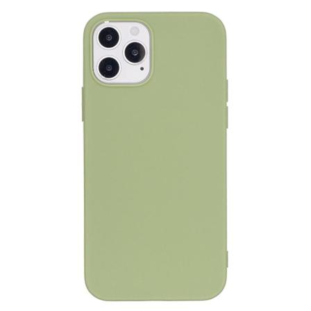 Iphone 12 / 12 Pro - Solid Matt Tpu Skal - Grön