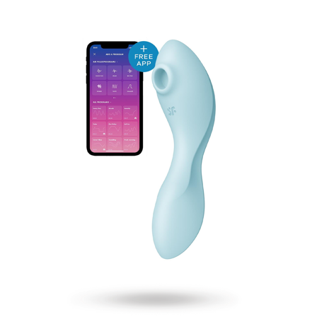 Satisfyer Curvy Trinity 5+ Connect App Blue - Sexleker Vuxen: Vibrator, dildo & massajestaver