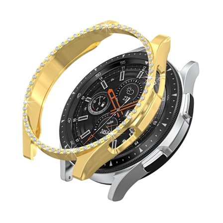 Samsung Galaxy Watch 4 Classic (42mm) strassdekorationsfodral - Guld