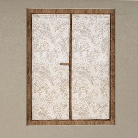 Ett par persienner 60x160 cm CELIA taupe, av Soleil d'Ocre