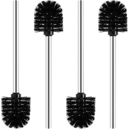 Toiletbørste, Sorte Toiletbørster (4-pak)