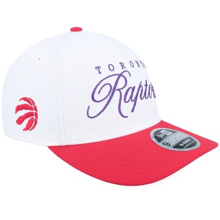 New Era - NBA White adjustable Lippis - Toronto Raptors NBA Draft 9FORTY M-Crown White/Red A-Frame Adjustable @ Hatstore