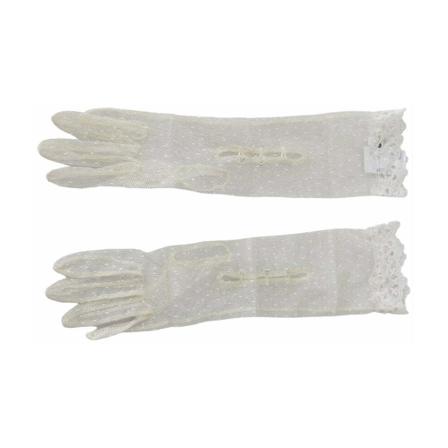 Dolce & Gabbana Gloves , Wit , Dames , Maat: L Handschoenen