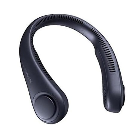 Jisulife Nakkeventilator, Personlig Bærbar Ventilator, Bærbar Bladløs Ventilator, 3 Hastigheder Genopladelig, Batteridrevet Nakkeventilator Til Mænd 