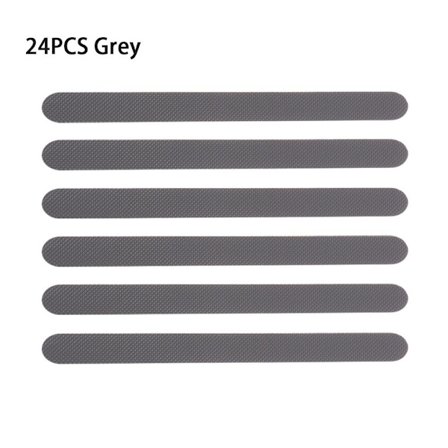 24STK Anti-Slip Strips Bad Sikkerhetslister GRÅ LANG STRIP