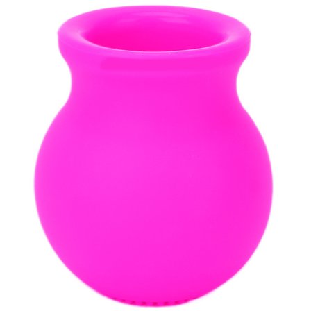 Lip Plumper Device Beauty Mouth Quickly Face Clean Massage Silikon Läpppump med BrushPink