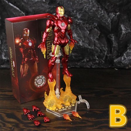 Zd Toys Marvel Iron Man Mk1 Mk2 Mk3 Mk4 Mk5 Mk6 Mk7 Mk42 Mk43 7" Film Actionfigur Iron-man Mark 1 2 3 4 5 6 7 42 43 Legends C