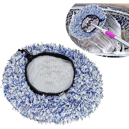 Harjan suojus Mikrokuitu Auton harjan suojus Yhteensopiva Sb pesuharja Pehmeä harjan suojus Autonpesuun Puhdistus Autonhoito(Sininen)