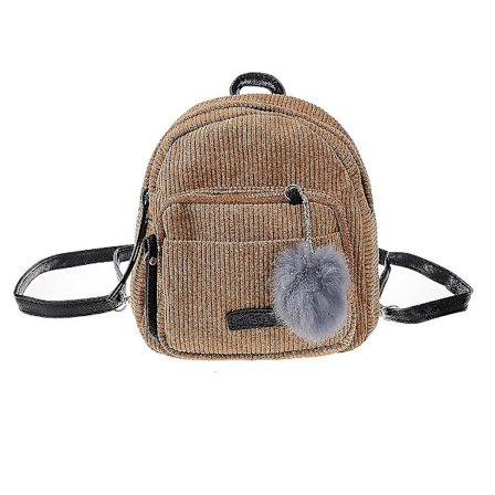 Rygsække til kvinder, piger, plys, fløjl, skoletaske, studentertaske, skuldertaske - Snngv