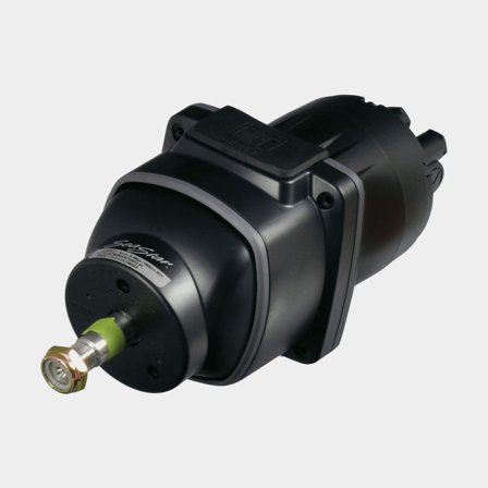 Seastar Pro 2,0 Classic tilt hydraulisk styrpump för båt i svart aluminium med 33,0 cm³ kapacitet per rattvarv