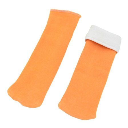 Seler neutrale varme tykke bomuldsstrømper til spædbørn Orange KLB