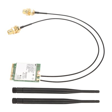 Trådløst netværkskort Gigabit Tri Band WiFi 6 Generation 802.11AX Standard 6GHz 5GHz 2.4GHz M.2 NGFF trådløst kortmodul