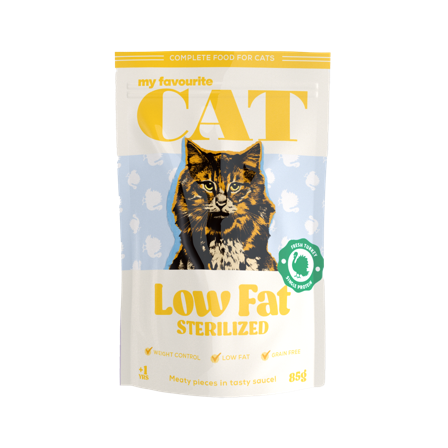 My favourite CAT - Kalkunposer 85 g - Katt - Kattefôr & kattemat - Våtfôr og våtmat - ZOO.no