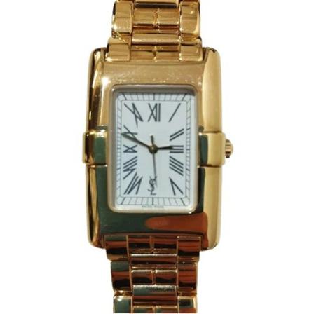 Yves Saint Laurent Vintage - Vintage Klockor - Gul - Dam - Storlek: One Size, Dam, Storlek: ONE SIZE