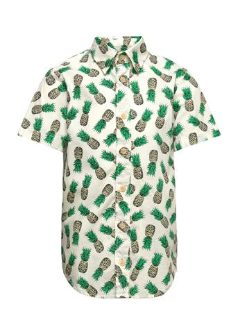 Jorjames Palma Conv Shirt Ss Jnr Green Jack & J S