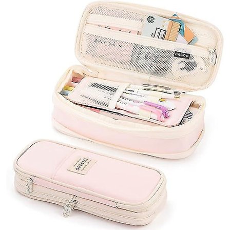 Stor blyantsæske, stort blyantsetui, pennepose til teenagere, piger, shznv