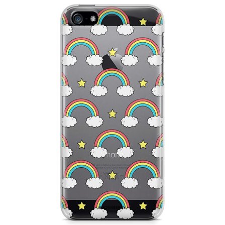 Bjornberry iPhone 5/5S/SE TPU Skal - Regnbågar