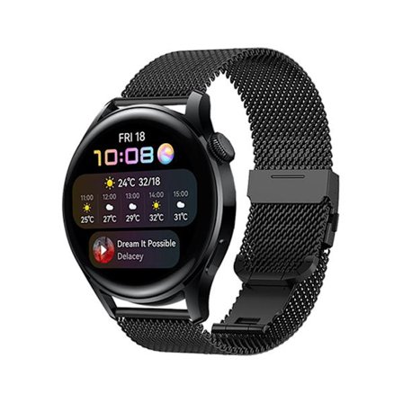 Herr Rostfritt Stål Tjockt Mesh Armband med Snabbkoppling Justerbar H