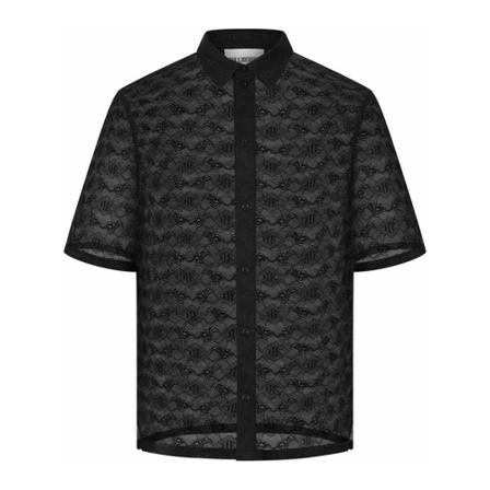 Han Kjøbenhavn Short Sleeve Shirts Sort, Herre Skjorter