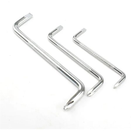 Z-formet skrutrekker Dual-purpose L-formet 90-graders rettvinklet albuebøy Phillips/slisset med magnetisk kort skrutrekker