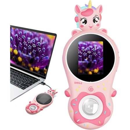 Mikroskop for barn, pedagogisk vitenskapssett leker mikroskoper 500X forstørrelse, 4X zoom