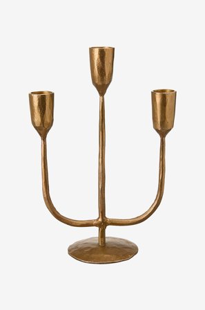 Wikholm Form - Lysestage x 3 Priya - Guld - Lysestager & lanterner - Fra Homeroom