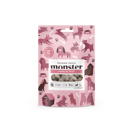 Monster Pet Food - Hundetreningsgodbiter av oksekjøtt 100 g - Hund - Hundegodbiter & tyggebein - Tyggeruller & tyggepinner - ZOO.no