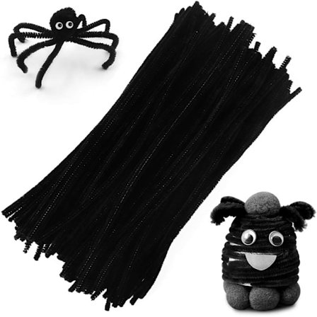 200 st Chenillepyssel, Chenillepinnar, Piprensare, Chenilletråd för DIY-skapande för barn och vuxna