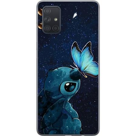 Samsung Galaxy A71 Genomskinligt Skal Stitch fjärill