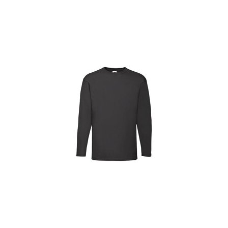 FRUIT OF THE LOOM Långärmad T-shirt svart 3XL - Lyreco - Yrkeskläder - T-shirts och toppar - T-shirts