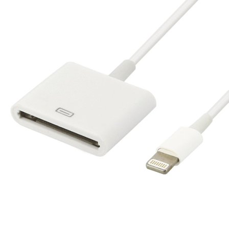 Lightning Adapter Kabel Til 30 Pin Opladning & Synkronisering Hvid Iphone