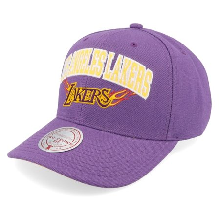 Mitchell & Ness - Los Angeles Lakers Motor Graphic Pro Crown Purple Adjustable Adjustable Purple Cap - NBA @ Hatstore