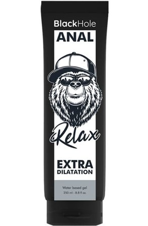 Vuxen: Black Hole Relax Dilatation Water Based Gel 250 ml - Vuxen.dk: Glidecremer