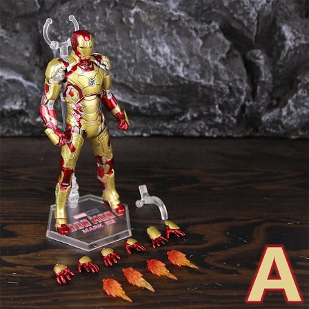 Zd Toys Marvel Iron Man Mk1 Mk2 Mk3 Mk4 Mk5 Mk6 Mk7 Mk42 Mk43 7" Film Actionfigur Iron-man Mark 1 2 3 4 5 6 7 42 43 Legends C