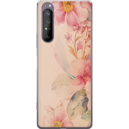Kompatibelt Mobilskal till Sony Sony Xperia 1 II Färgglada Blommor