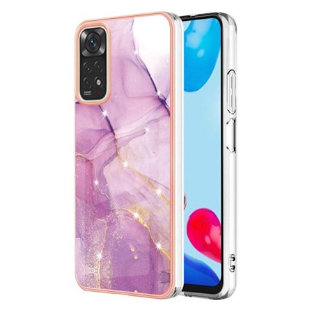 Marble design Xiaomi Redmi Note 11S / Xiaomi Redmi Note 11 kotelot - Vaaleanpunainen Marmori Haze