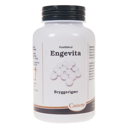 Camette Engevita bryggerigær 500 stk., Helse & Madvarer, Kosttilskud, Øvrige Kosttilskud