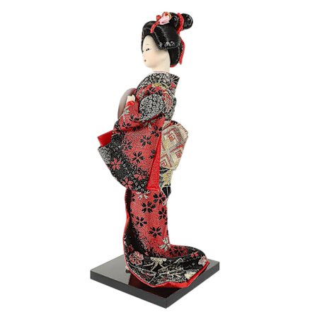 Geisha Japanilainen Koriste Vintage Kirjahylly Koristelee Nukkeja Koti Kangas Taiteellinen Tyttö Tytöt Käsityöt