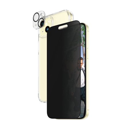 PanzerGlass Privacy 3-in-1 Pack iPhone 15 Plus