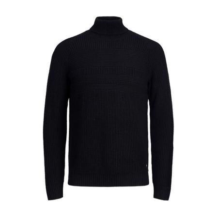 Jack & Jones Turtlenecks Sort, Herre Rullekraver