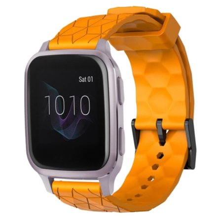 För Garmin Venu SQ 20 mm fotbollsmönster i enfärgad watch