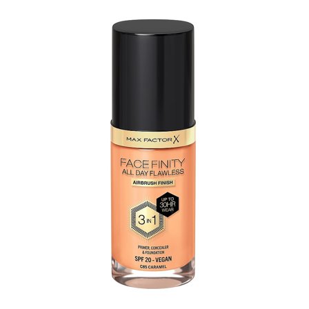 Max Factor Facefinity All Day Flawness 3in1 Liquid Foundation 85 Caramel, Makeup, Ansigt, Foundation